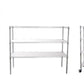 7 Tier Wire Shelving Unit 2450 LBS NSF Height Adjustable Metal Garage Storage Shelves with Wheels Chrome