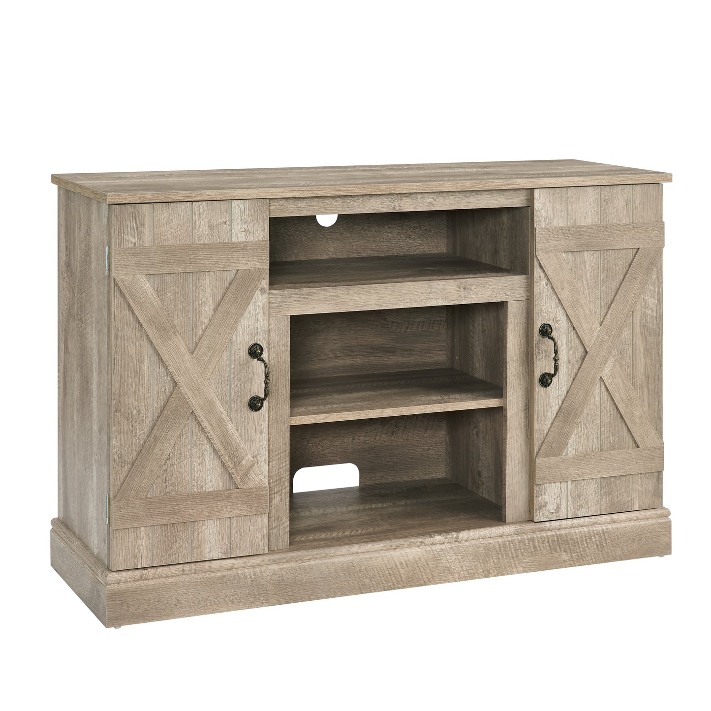 Farmhouse Classic Media TV Stand Antique Entertainment Console