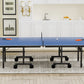 Mesa de ping pong profesional para interiores de MDF de 15 mm con red y raquetas, 108" x 60" x 30"