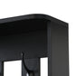 39.3"W x 70.8"H Multifunctional Corridor Shoe Cabinet with Soft Padded Nail Board and Black Hanger