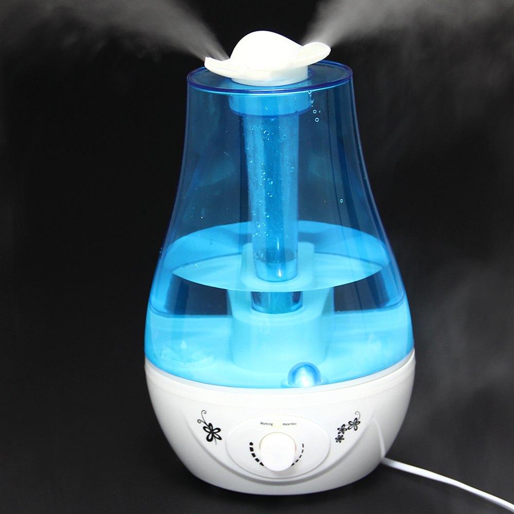 Humidificador ultrasónico, minihumidificador aromático, purificador de aire con lámpara LED, humidificador para difusor portátil