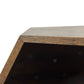 25.98" Shaped Modern Pet Furniture, Cat Kennel Side Table in Antique Wood Color