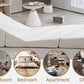 Folding Sofa Bed Couch Unfold for comfortable nap Modular Play Couch for Living Room The office Room Playroom White color