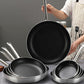 Flat Non-Stick Aluminum Alloy Frying Pan Household Omelette Pancake Steak Frying Pan