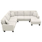 108" x 85.5" Modern U-Shaped Sectional Sofa, 7-Seat Fabric Sofa Set for Living Rooms