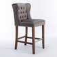 A&A Furniture Counter Height Bar Stools Upholstered