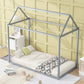 Metal House Shape Platform Bed twin