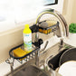 Kitchen Storage Rack Faucet Rack Space Aluminum Household Pool Sponge Drain Hanging Basket Sink Storage Rack