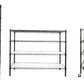 7 Tier Wire Shelving Unit 2450 LBS NSF Height Adjustable Metal Garage Storage Shelves with Wheels Black