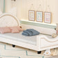 Twin Size Upholstered Daybed with Carton Ears Shaped Headboard  White