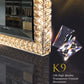 LED Crystal Mirror Light With Dimmable Lights