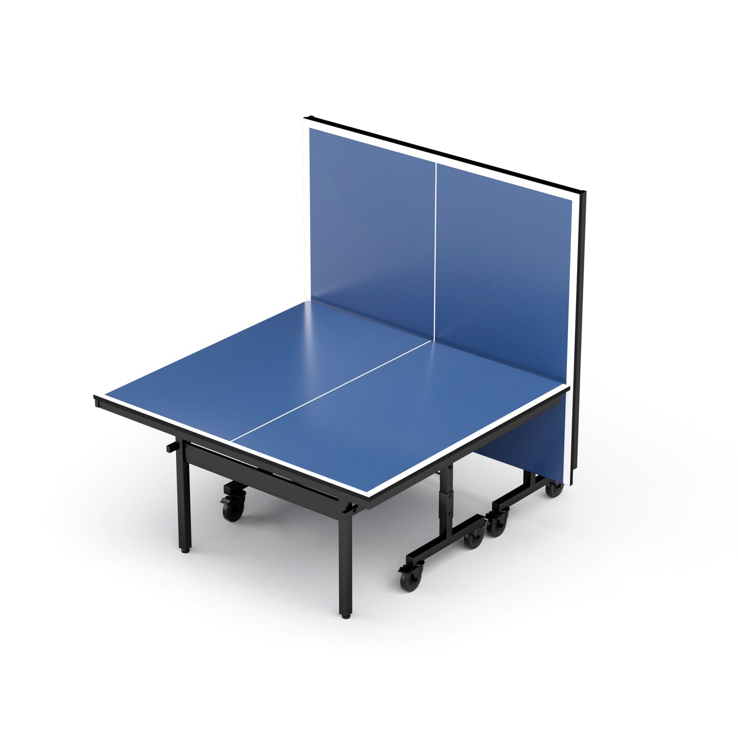 Professional 15mm MDF Indoor Table Tennis Table with Net and Rackets, 108" x 60" x 30"