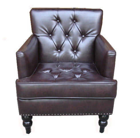 Harrison Tufted Club Chair, Comfortable and Elegant Design for Living Rooms