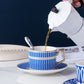 Nordic minimalist ceramic coffee cups and plates, English black tea cups, water utensils, tea cups, household offices