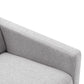 Modern Upholstered Rocker Nursery Chair Plush Seating Glider Swivel Recliner Chair Gray