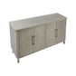 Four Door Storage Cabinet With Curved Countertop