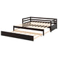 Twin or Double Twin Daybed with Trundle Espresso