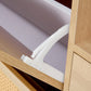 Modern minimalist storage cabinet MDF bed top cabinet Japanese rattan shoe cabinet, small home furniture