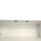 Modern Shoe Storage Bench with Hidden Storage and Upholstered Cushions, Antique White Finish