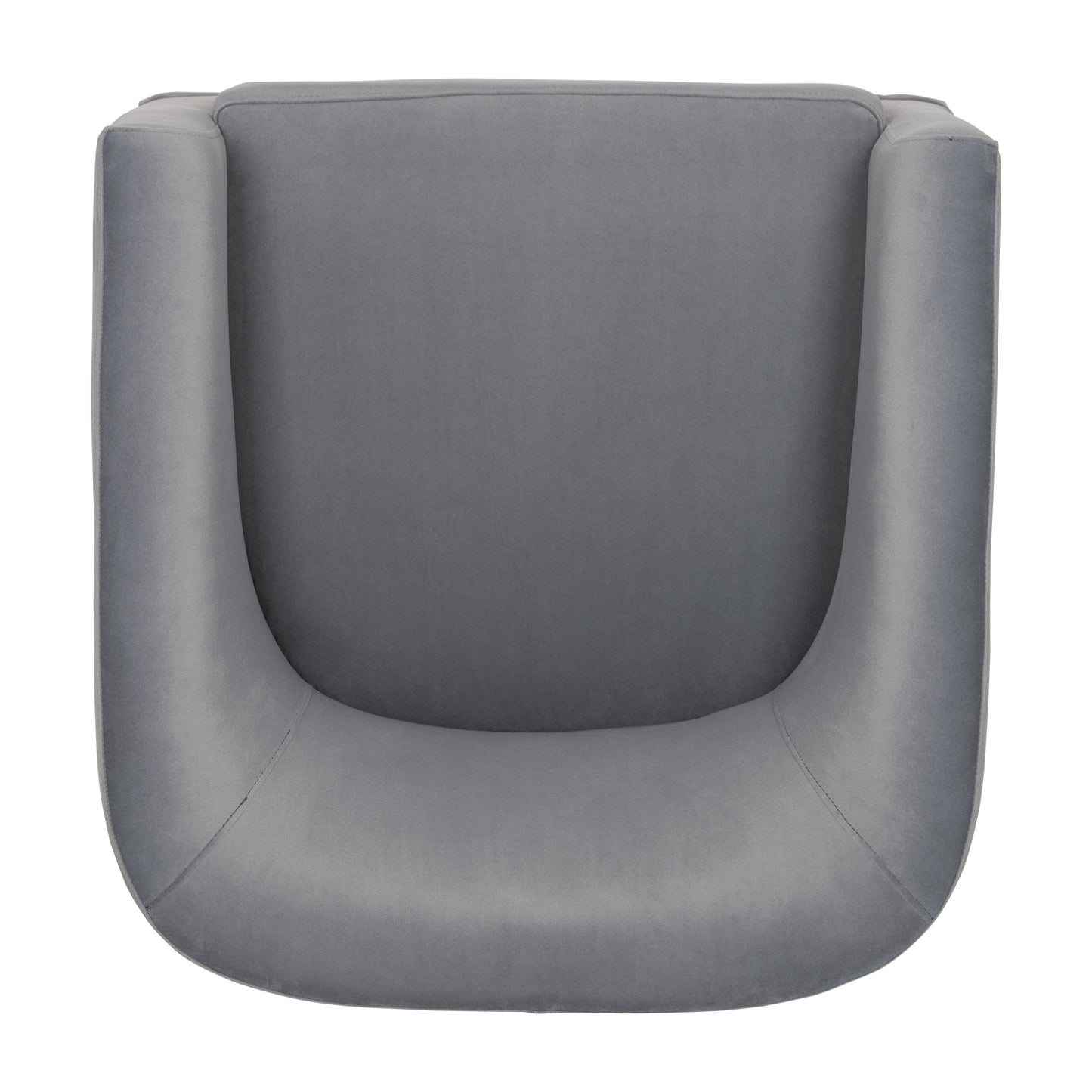 Wide Swivel Chair Gray