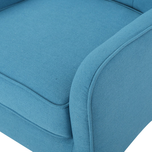 Teal Arm Chair, Modern Upholstered Design for Living Rooms, Bedrooms, or Offices