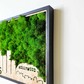 Los Angeles Moss City Silhouette Metal Wall Art Small