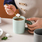 Thick Handle Ceramic Cup High-Value Mug Creative Ins Nordic Coffee Cup Breakfast Cup Couple Water Cup