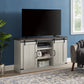 Classic Farmhouse Media TV Stand Transitional Entertainment Console for TV Up