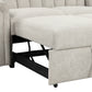 U-STYLE Convertible Soft Cushion Sofa Bed, Comfortable Seating and Sleeping Solution for Two People