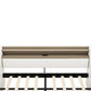 Twin Size Daybed with Drawers, Upholstered Daybed with Charging Station and LED Lights, White