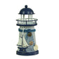 Lighthouse Candle Holder Mediterranean-style Iron Candle Holder Holiday Candlestick Home Wedding Party Family Decor