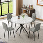 Dining Chairs Set of 4, Modern Kitchen Dining Room Chairs, Velvet Dining Chair Upholstered Cushion Seat and Sturdy Metal Legs