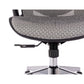 GREY Ergonomic Mesh Office Chair High Back - Adjustable Headrest with Flip-Up Arms