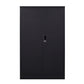 Metal storage cabinet with locked door and adjustable shelf foldable storage cabinet black