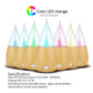 Aromatherapy Lamp Wholesale Solid Wood Handmade Glass Essential Oil Cold Spray Diffuser Air Purification and Humidification Dual-purpose Aroma Diffuser