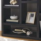 Open Wooden Open Shelf Bookcase Freestanding Display Storage Cabinet with 7 Cube Storage Spaces