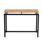 TREXM 5-piece compact bar table with table and stool - modern industrial design brown