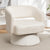 Swivel Barrel Chair, Velvet Accent Armchair 360 Degree Swivel Club Chair for Living Room Bedroom Reception Room