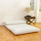 Large folding mattress sofa bean bag bed, foam filled folding mattress sofa, soft high-grade artificial fur