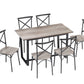 7-Piece Dining Set, Perfect for Kitchens and Breakfast Nooks, Modern Design for Dining Rooms