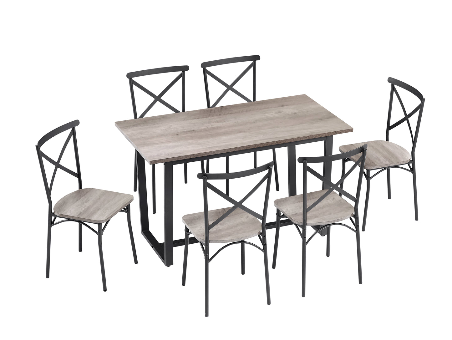 7-Piece Dining Set, Perfect for Kitchens and Breakfast Nooks, Modern Design for Dining Rooms