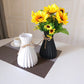 Plastic Vase European Style Home Decoration Vase Anti-ceramic Plastic Unbreakable Wedding Dried Flowers Plants Hydroponic Pots