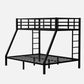 Metal Twin XL over Queen Bunk Bed for Teens and Adults,Space-Saving/Noise Reduced/No Box Spring Needed