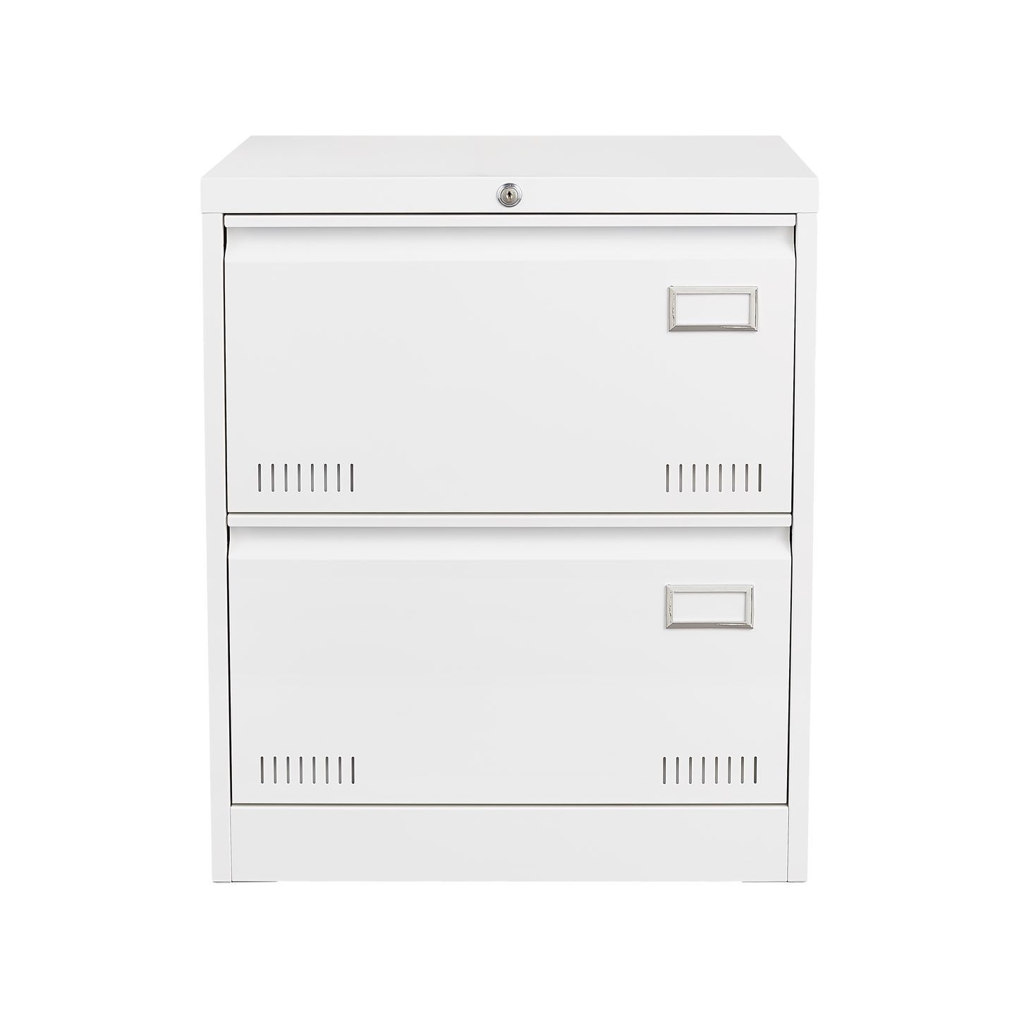 Horizontal file cabinet, 2 drawers, white file cabinet with lock, metal file cabinet with lock, 3 drawers, legal office cabinet