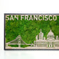 San Francisco Moss City Silhouette Metal Wall Art