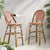 Wicker Bar Stool with Aluminum Frame (Set of 2)