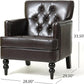 Harrison Tufted Club Chair, Comfortable and Elegant Design for Living Rooms