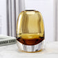 Belgian Design Light Luxury Thick Transparent Glass Vase Decoration Hydroponic Handicrafts Home Decoration Ornaments