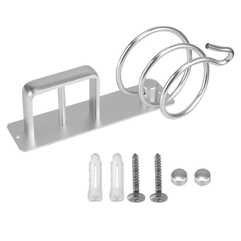 Soporte para plancha de pelo, estante de almacenamiento, estante de baño, accesorios de almacenamiento, soporte para secador de pelo, organizador, montaje en pared