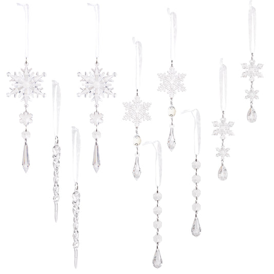 Crystal Ornament Set – Cherry Glass Design